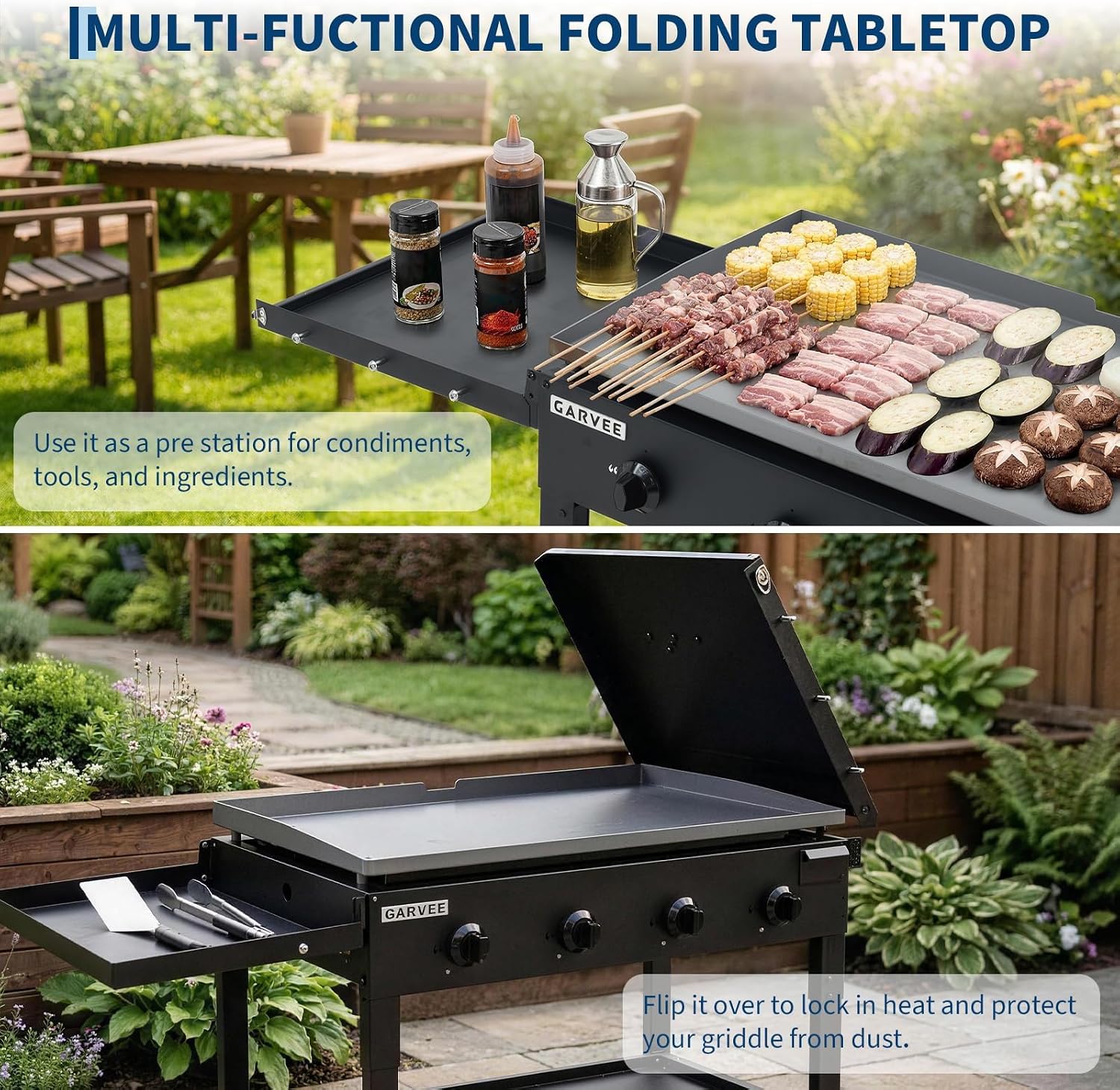 Tacleekii, гриль с плоской пов – обзор и цена Camping Cooking Flat Top